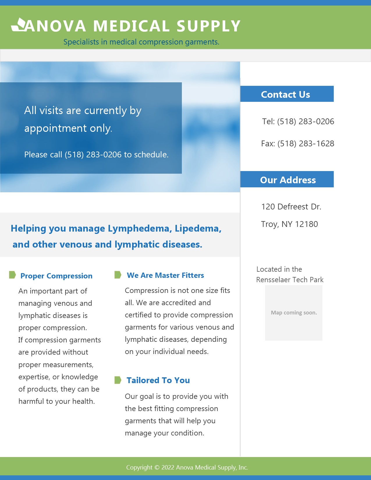 Anova Medical Supply - Specialists in Medical Compression Garments